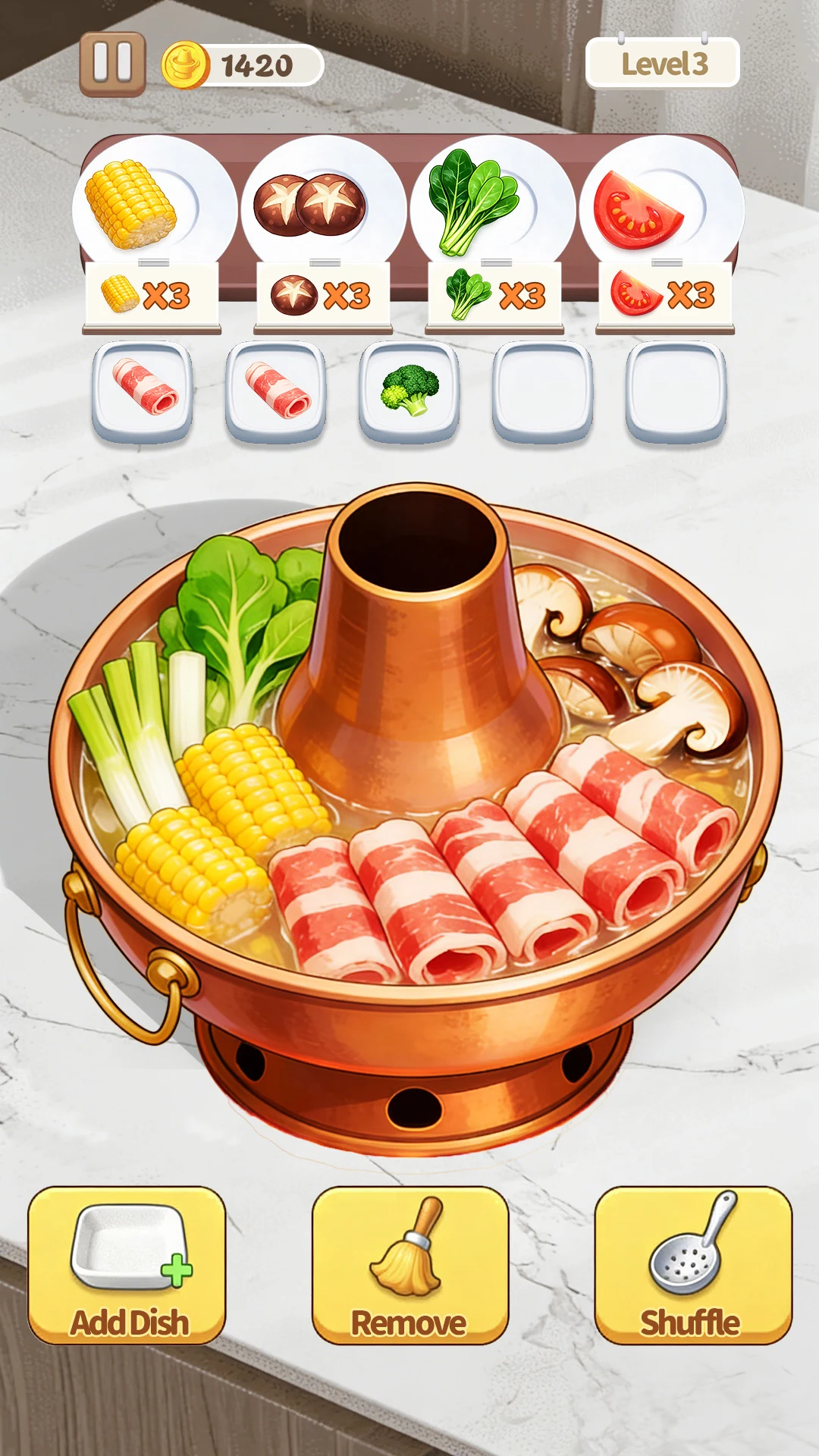 HotPot Master: Food Puzzle screenshot