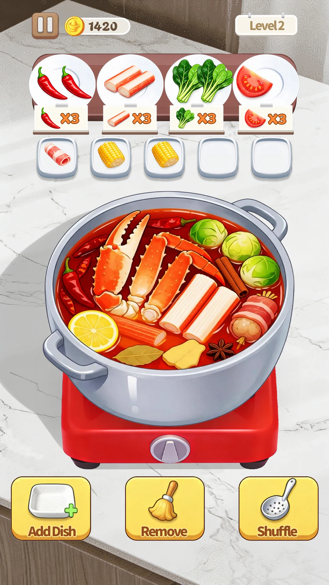 HotPot Master: Food Puzzle screenshot
