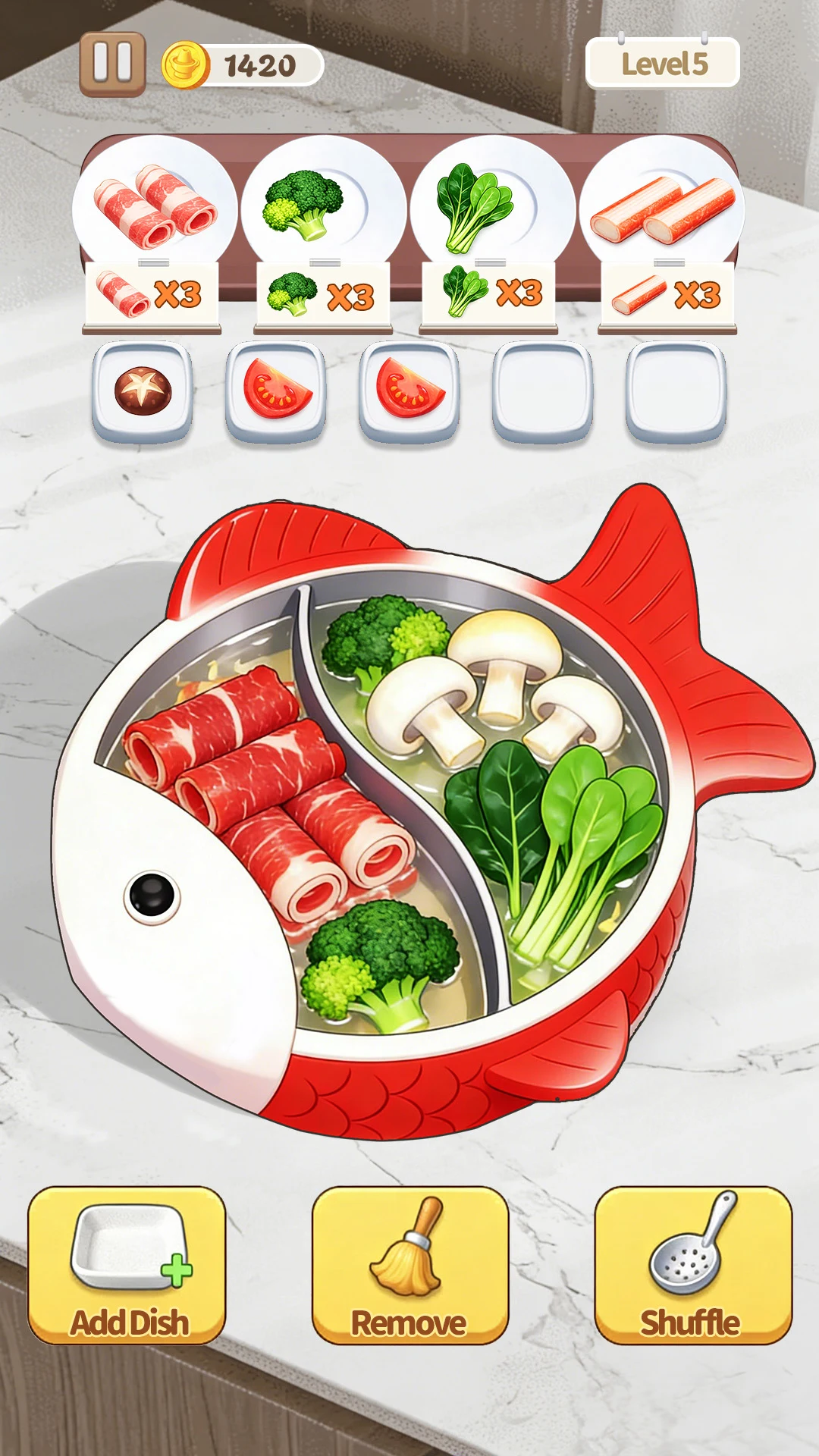 HotPot Master: Food Puzzle screenshot