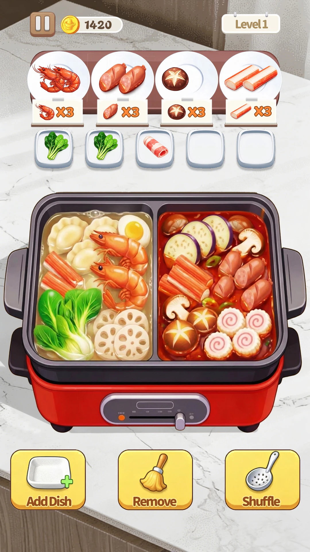 HotPot Master: Food Puzzle screenshot